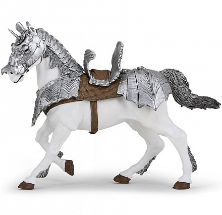 Фигурка - Лошадь в латах, 14 см. 